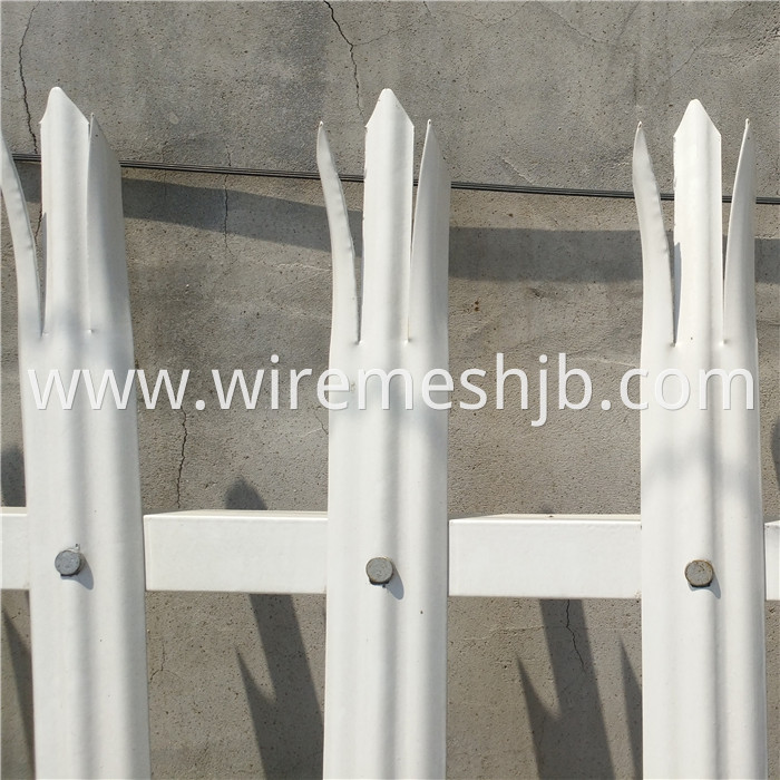 White Palisade Fencing